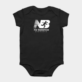 No Balance Funny Parody Baby Bodysuit